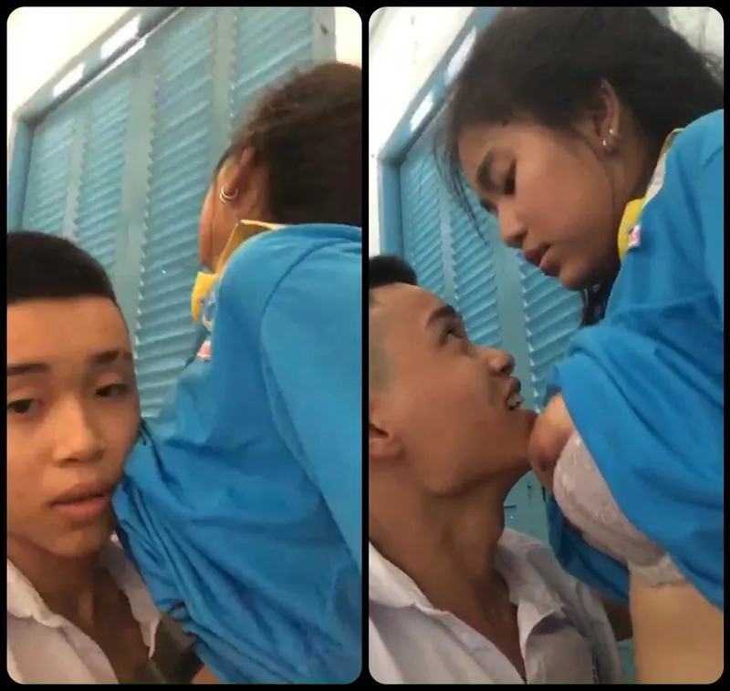 2 nữ học sinh đụ trong lớp học