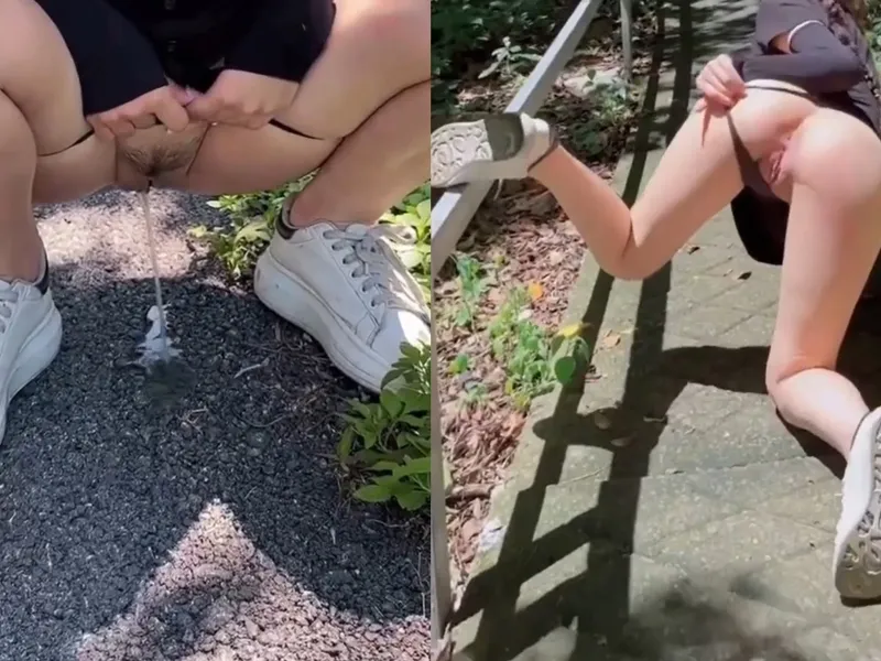 Cắm sừng public ngoài đường cùng người yêu da trắng vú bự